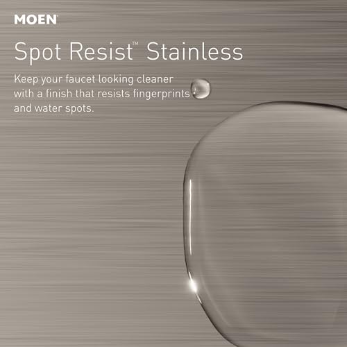 Moen 3942SRS Kitchen Soap Dispenser, Spot Resist Stainless | Refillable design, Deck-mounted installation, Built-in sink accessory, Spot resist stainless finish - color: Spot Resist Stainless