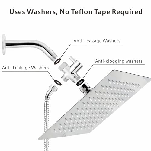 Voolan 4 Pack 3/4" Shower Head Filter Gasket + 4 Pack Rubber Washer, Creates A Seal to Prevent Leakage, for 1/2" Fixed Shower Head/Handheld Shower Hose - style: 8 Pack