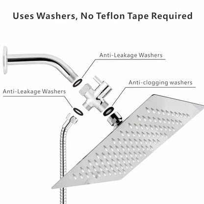 Voolan 4 Pack 3/4" Shower Head Filter Gasket + 4 Pack Rubber Washer, Creates A Seal to Prevent Leakage, for 1/2" Fixed Shower Head/Handheld Shower Hose - style: 8 Pack