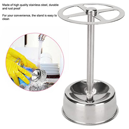 OUKENS Multi Functional Stainless Steel Toothbrush, Toothbrush Holder Stand, Holder Organizer Toothpaste Stand for Bathroom Vanity Countertop, Stylish Design