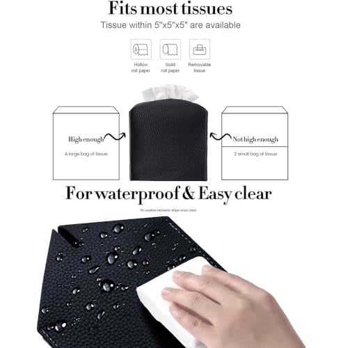 Bathroom Accessories Set - 21PCS Black Bathroom Set with Shower Curtain, Rugs, Trash Can, Soap Dispenser, Soap Dish, Toilet Brush, Toothbrush Holder, Tumbler Cup, Tissue Box, Q-tip Holders - size: Bath Set+Shower Curtain+Q-tip Holders+Tissue Box