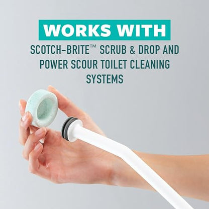 Scotch-Brite Scrub & Drop Toilet Cleaning System Refills, Dissolvable Toilet Bowl Cleaner Scrub Pad Tablets, 6 Disposable Refills - size: 1 Count (Pack of 6), style: 6 Dissolvable Tablet Refills