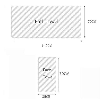 Cotton Material Waffle Bath Towel Soft Absorbent Towel for Bathroom Hotel Household Quick Drying(Beige 34 x 74cm) - size: Beige 34 x 74cm