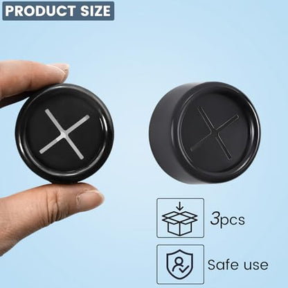 3-Piece Adhesive Towel Hook Set - Black Silicone Claw Towel Holder for Kitchen, Bathroom, Outdoor Use - color: Black