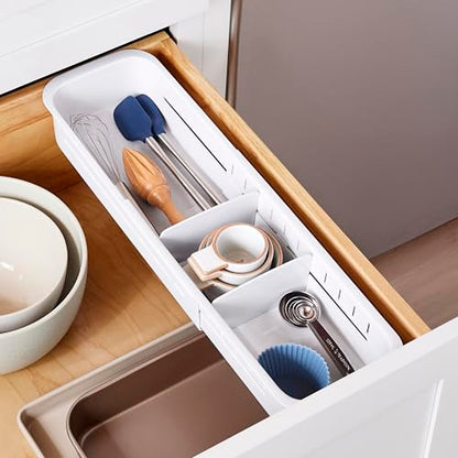 YouCopia DrawerFit Sliding Drawer Sorter, Adjustable Drawer Organizer - style: Sorter