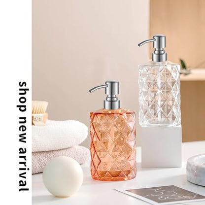 Soap Dispenser Pump Replacement - Silver Brushed Finish 304 Rust Proof Stainless Steel Lotion Dispenser Pumps Replacement for Standard 28/400 Neck Size Regular Mouth Bottles,2 pcs - color: Brushed Finish-silver, size: 2pcs