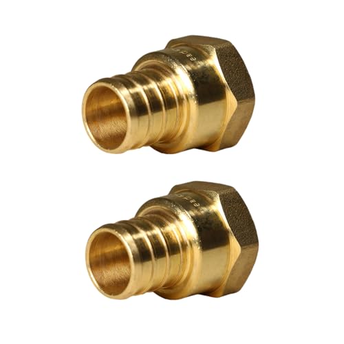 2 Pack XFITTING 3/4 inch Pex x 1/2 inch Female NPT Adapter, 23-4-5=2X - size: 3/4" Pex x 1/2" Female