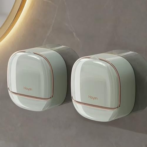 Soap Holder Dish Shower, Bar Soap Holder with Drainage, Self Draining Soap Holder, Wall Mounted Soap Box Tray Container for Bathroom, Bathtub Kitchen Sink (2PCS Light Green) - color: 2pcs Light Green