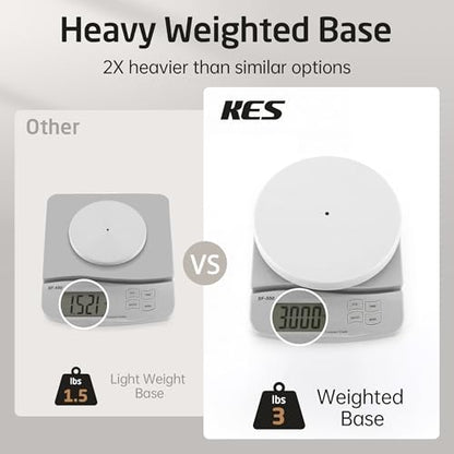 KES White Toilet Paper Holder Stand, Freestanding with Heavy Base | 304 Stainless Steel, Rustproof, 20.2-Inch Height, Anti-Slip Base, Fits All Rolls, Easy 1-Min Assembly - color: White, size: 20.2" H
