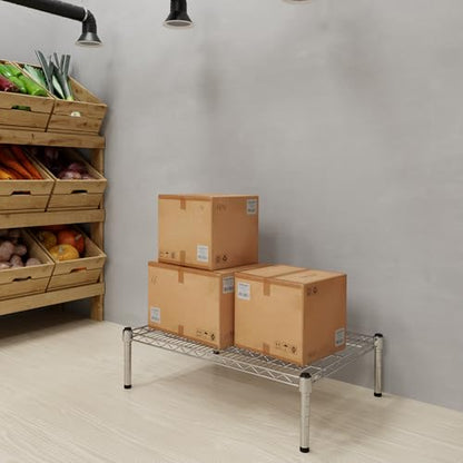 21" Deep x 30" Wide x 8" Height Wire Shelving Kit | 1-Tier | NSF Commercial Storage Rack Unit - size: 21" Deep x 30" Wide