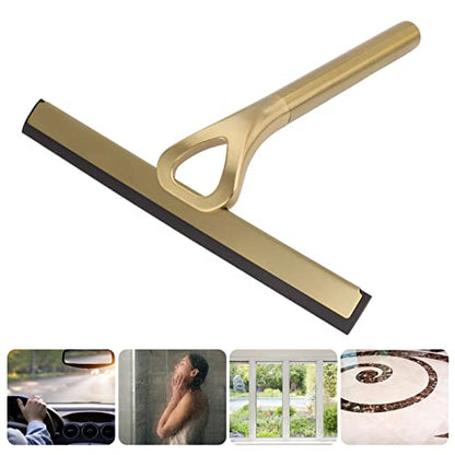 Window Cleaner Tool, Shower Squeegee for Shower Doors, Stainless Steel Squeegee for Glass Doors Car Glass Bathroom Window Kitchen Mirror