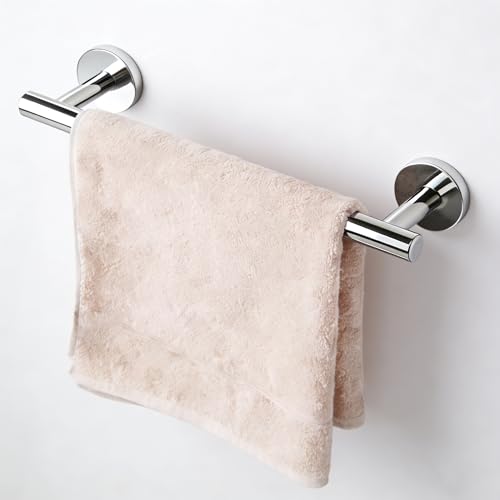 SEIDO 9 Inch Polished Chrome Towel Bar for Bathroom & Kitchen, Space-Saving Small Hand Towel Bar w/ 6.7" Usable, 304 Stainless Steel Chrome Towel Rack Holder Wall Mount, No-Assembly & All Hardware - color: Polished Chrome, size: 9 Inch