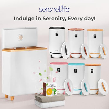 SereneLife Luxury Rectangle Towel Warmer - Spa & Bathroom Heater with Custom Fragrance, Auto Shut-Off, Fits 2 large Towels, Blankets, Bathrobes, PJ's - Perfect Gift for Him & Her (Rose Gold) - color: Rose Gold