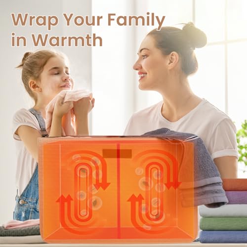 Towel Warmer Bucket - Hot Towel Warmer for Bathroom & Home Spa, Fits 3 Oversized 40"x70" Towels/Bathrobes/Blankets, Auto Shut Off & Adjustable Timer (Countertop- Geometric Weave Style) - size: Countertop- Geometric Weave Style