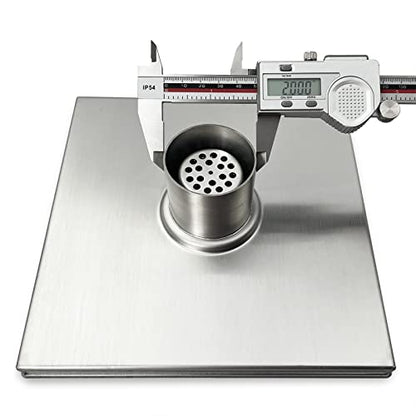 Neodrain 8 in Brushed Square Shower Drain with Quadrato Pattern Grate | 304 Stainless Steel Square Drain for bathroom, with Hair Strainer and Lifting Hook,Waterproof & Durable, CUPC Certified - color: Stainless, size: 8 IN
