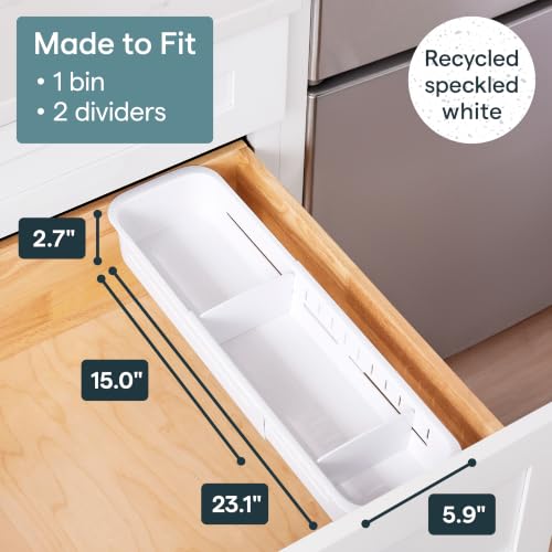 YouCopia DrawerFit Sliding Drawer Sorter, Adjustable Drawer Organizer - style: Sorter