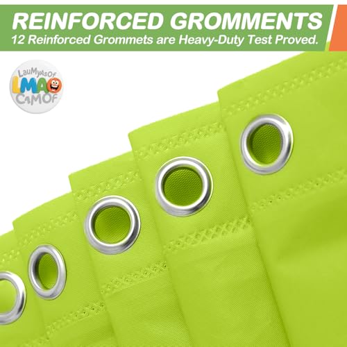 2 Pack | Light Green Plastic Shower Curtain Or Liner, 72x72 Inch Lightweight Plastic Bathroom Shower Showroom Inner Curtain with Rustproof Metal Grommet Holes and Weighted Magnets - color: Green