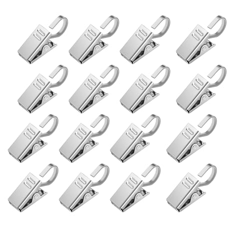 Curtain Clips for Ceiling Curtain Track | Flexible Curtains Tracks, Bendable Ceiling's Rails Set, For Window Door Shower Room Divider, RV - size: Curtain Clips