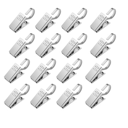Curtain Clips for Ceiling Curtain Track | Flexible Curtains Tracks, Bendable Ceiling's Rails Set, For Window Door Shower Room Divider, RV - size: Curtain Clips