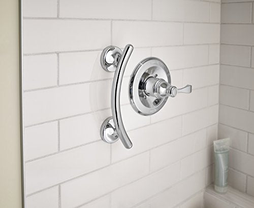 Delta (1-Pack) 9' Assist Bar ADA Compliant Polished Chrome Bathroom Safety Handle | Wall Mount 300 lb Capacity, for Balance, Handicap Grip Shower, Tub, Toilet DF705PC