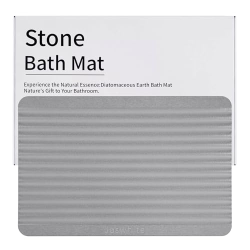 Stone Dish Drying Mat - Large Foldable Marbled Quick Drying Dish Mats, Stone Coasters Set of 4 Collapsible Ultra Absorbent Diatomaceous Earth Mats for Kitchen Counter Bathroom (Grey-REC) - color: Grey-rec