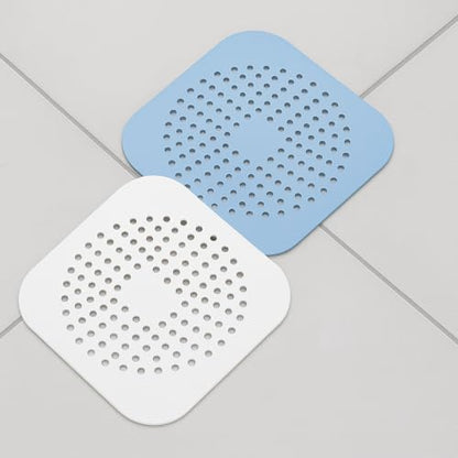 Silicone Drain Protector, Gray Anti-Clog Hair Catcher for Shower and Bathtub, 5.7 Inch Flexible Strainer with Easy Clean Design