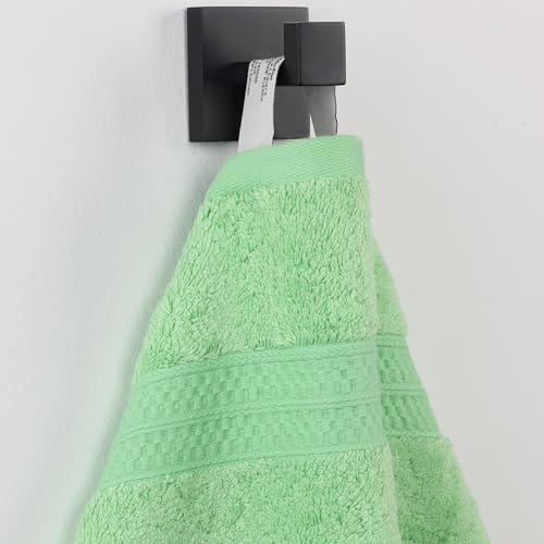 Superior Rayon From Bamboo Cotton Blend 6 Piece Towel Set, Bathroom, Gym, Spa, Essentials, Includes; 2 Face Towels/ Washcloths 13” x 13”, 2 Hand Towels 16” x 30”, 2 Bath Towels 30” x 54”, Spring Green