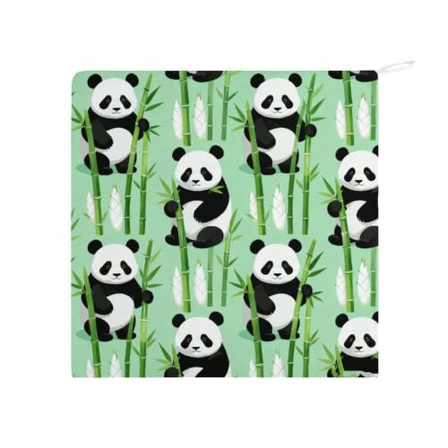 Panda Bamboo, Quick Dry Hand Towel with Hanging Loop for Gym | Absorbent Microfiber Bathroom Towel, Fast Drying Kitchen Towel, Soft Wash Cloth for Pool Bath Shower Fitness Travel, 12 Inch - size: 1PCS
