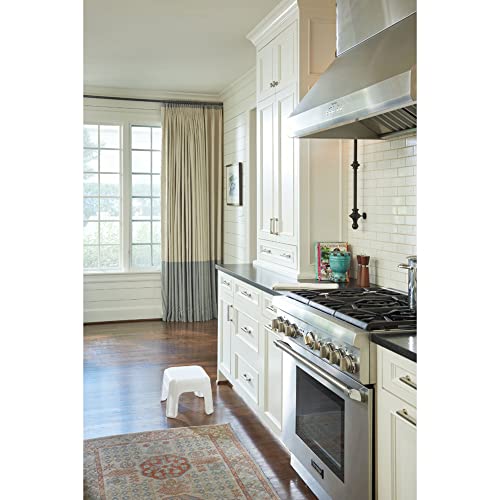 Rubbermaid Step Stool 9.5-Inch High White Plastic Small Single Step Stool for Kids/Adults in Home/Kitchen/Laundry/Garage/Bathroom - color: White, size: 1 ct (Pack of 1)