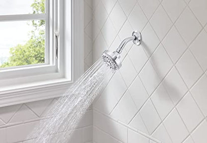 Moen Ignite Chrome Five-function Shower Head With 2.5 GPM High-Pressure Spray, 20090 (Pack of 3) - size: Pack of 3