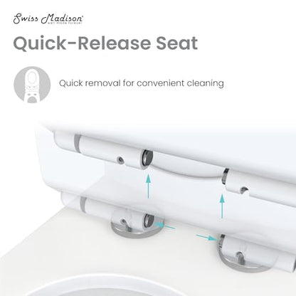 Carre One-Piece Square Toilet Dual-Flush 1.1/1.6 gpf, Touchless