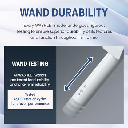 TOTO® WASHLET® C5 Electronic Bidet Toilet Seat with PREMIST and EWATER+ Wand Cleaning, Elongated, Cotton White - SW3084#01 - size: C5 Elongated