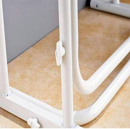Toilet Safety Rail Grab Bar with Padded Arms & Magazine Rack - Bathroom Assist Handle for Elderly & Disabled, Non-Slip Support Aid for Safe Toileting