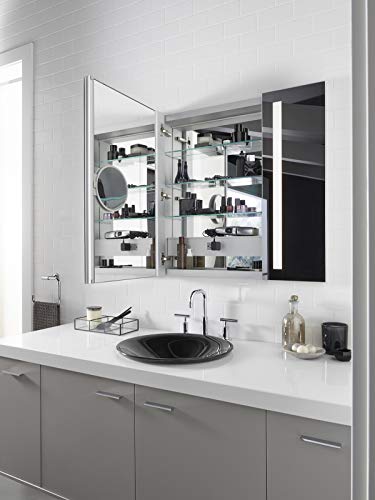 Kohler Verdera 40 in. x 30 in. Recessed or Surface Mount Lighted Medicine Cabinet with Mirror - size: 40" W x 30" H, style: Lighted