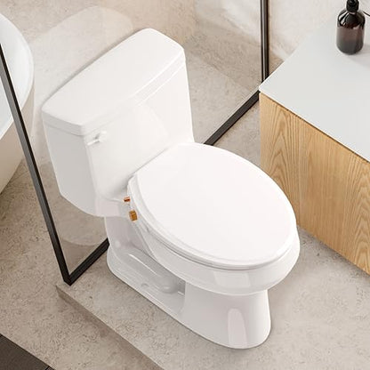 VOVO Nature 8 Non-electric Bidet Toilet Seat, Fits Round Toilets, Ambient Water Temperature, Easy Installation - White - size: Nature 8 (Round)