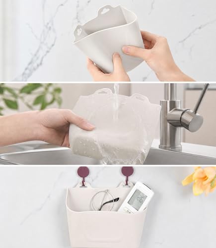 Magnetic Cruise Cabin Organizer with Drainage Cruise Essentials Must Haves for Cabin Walls, Space-Saving Storage Pocket for Toiletries, Teethbrushes & Travel Accessories