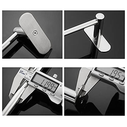 DCFV Bathroom Towel Bar, Rust Proof Hand Towel Holder Kitchen Towel Racks, Bath Accessories Wall Mounted Stainless Steel Shower Towel Rack Multiple Uses (Size : 40cm) - size: 40cm