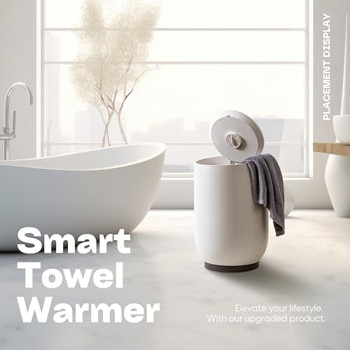 Smart Towel Warmer - Coolbreeze Insulation Tech | Voice Control with Alexa & Google Assistant | Stainless Steel Bucket | Matte Finish | 20L