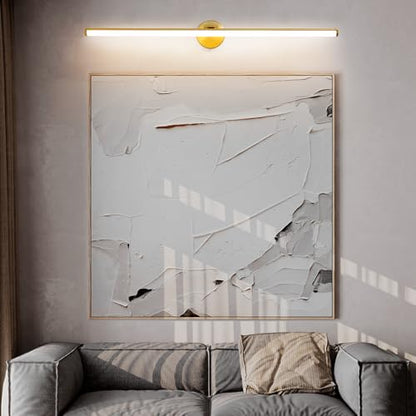 KAISITE Modern Bathroom Light - 39 Inch Dimmable 5CCT LED Vanity Light Bar for Restroom - color: Gold, size: 39 Inch