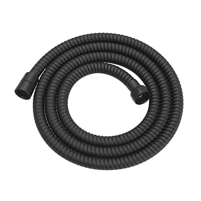 RUMOSE 69 inches Extra Long Shower Hose, Black | Shower Head Extension Hose, Attachment Flexible Handheld Shower Sprayer Hose, Stainless Steel Shower Tube - color: Black, size: 69"
