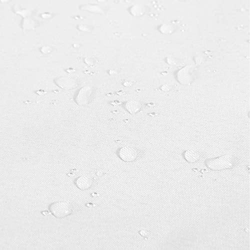 Barossa Design Long Fabric Snap-in Replacement Liner 70" W x 57" H - Hotel Style Removable Inner Liner with 2 Magnets, Machine Washable & Water Repellent - White, 70x57 - color: White, size: 70"W x 57"L (Pack of 1)