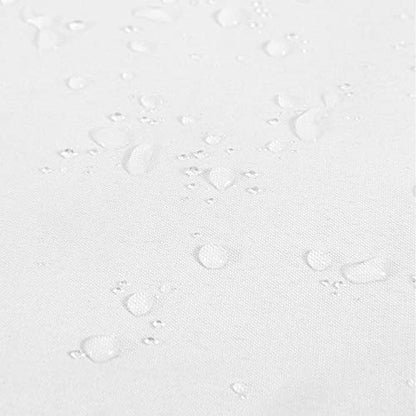 Barossa Design Long Fabric Snap-in Replacement Liner 70" W x 60" H - Hotel Style Removable Liner with Magnets, Machine Washable & Water Repellent - White, 70x60 - color: White, size: 70"W x 60"L (Pack of 1)