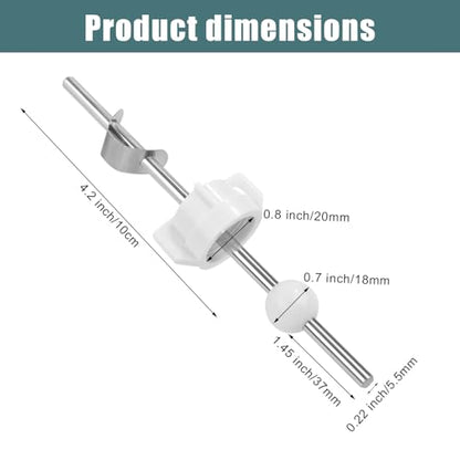 2pcs Pop Up Stopper Assembly with Plug for Price Pfister & Popular Band | Sink Drain Parts, Bathroom Sink Stopper Replacement, Pivot Ball Rod & Plug, Durable Sink Drain Repair Kit, White & Grey - color: White,grey