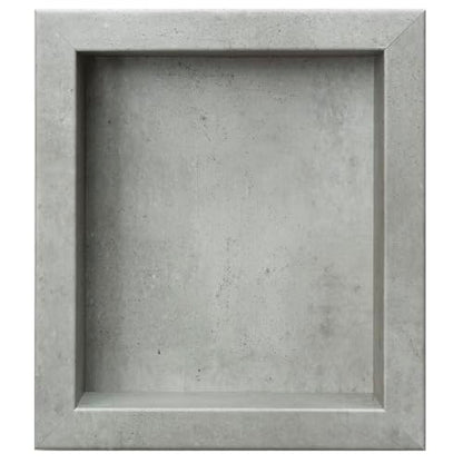 Palisade 17.5 in x 15.5 in Vinyl Shower Niche Frost Nickel | Waterproof Shower Insert - color: Frost Nickel
