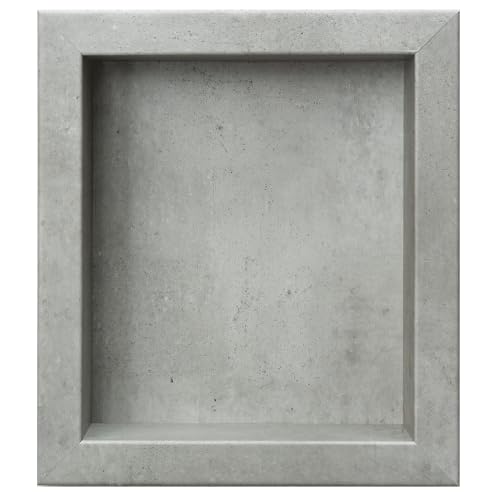 Palisade 17.5 in x 15.5 in Vinyl Shower Niche Frost Nickel | Waterproof Shower Insert - color: Frost Nickel