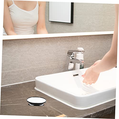 1pc Magnifying Beauty Mirror Suction Cup Mount Compact for Bathroom Makeup Vanity Cosmetics Lighted - size: 15.00X15.00X3.00CM