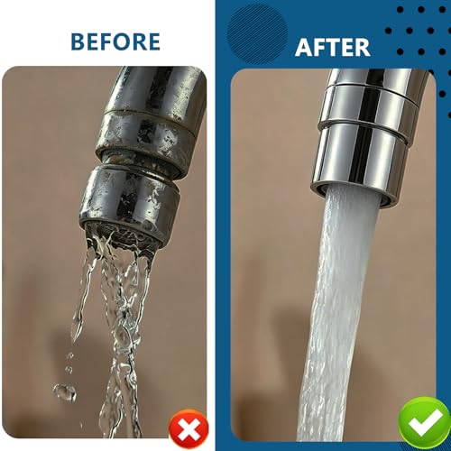 16-Pack Faucet Aerator Replacement Set with 5 Removal Wrenches | Male Thread M16.5/18.5/21.5/24mm for Sink – ABS Construction for Kitchen and Bathroom