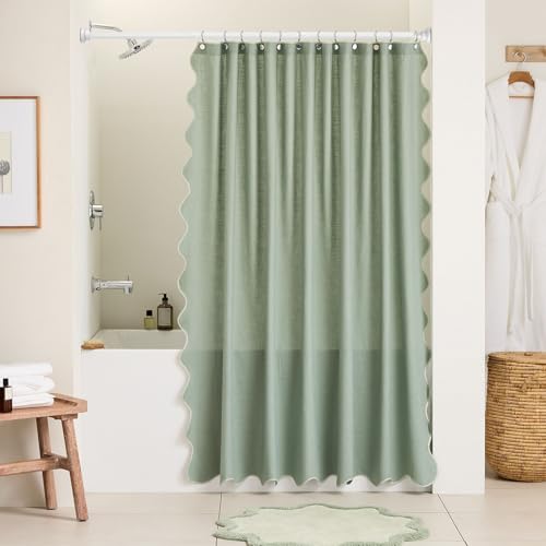 White Shower Curtain Rod Adjustable 30-58 Inch, 7/8"Diameter 304 Stainless Steel Never Rust Non Slip Heavy Duty Tension Rod, No-Drill Spring Curtain Rod for Bathroom Kitchen - color: White, size: 30-58 Inch