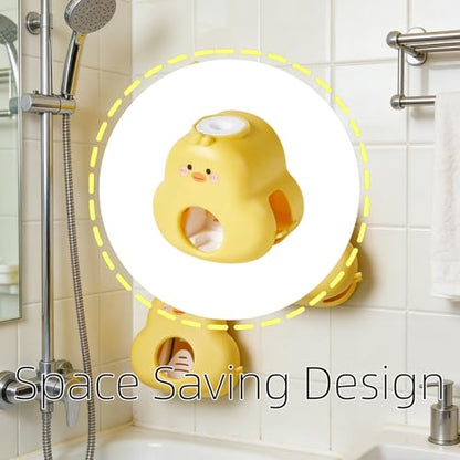 Auto Squeeze Toothpaste Funny Duck Toothbrush Holder, 1Pcs | Daily Home Use