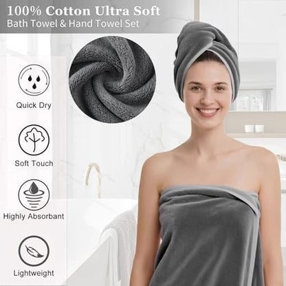 Bathroom Accessory Set – Bathroom Set with Glitter Shower Curtain, Towel Set,24 Piece Grey Shower Curtain, Bathroom Accessories Set with Shower Curtain Set for Home Decor - size: Bath Set+Shower Curtain, style: Grey
